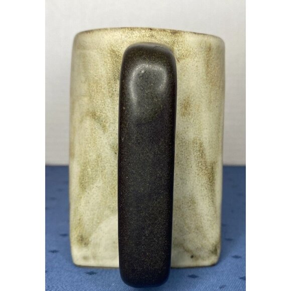 Mara Mexico Kokopelli Flute Player Pottery Mugs Cups Hand Crafted Signed Brown - Picture 6 of 6